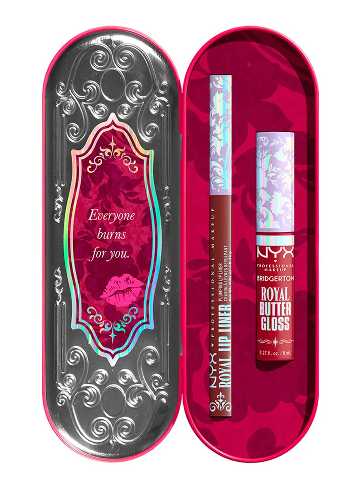 Brillos de Labios Bridgerton 2 Piece Lip Kit 05 8ml - NYX 2