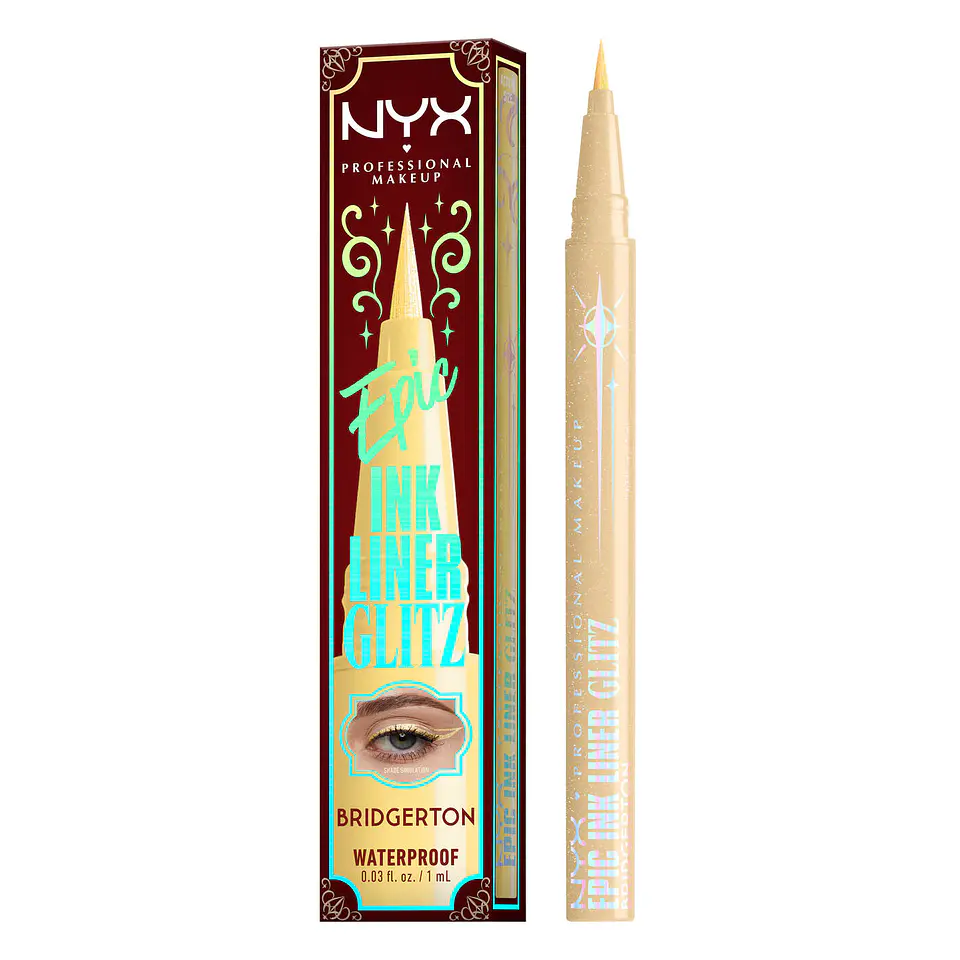 Delineador Epic Ink Liner Glitz Glitzed In Gold - NYX 1