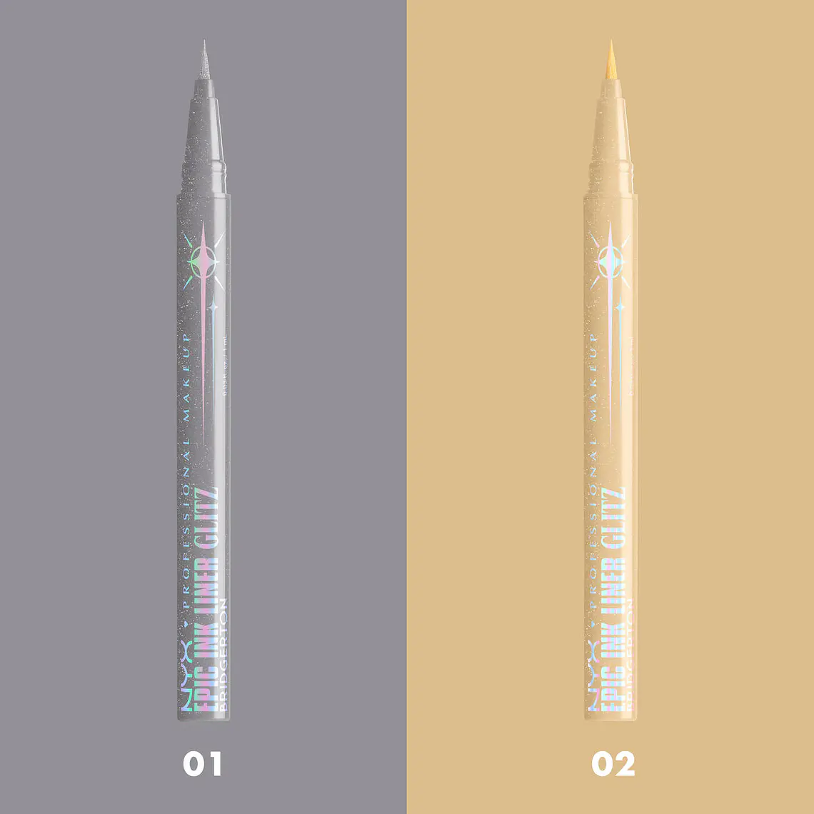 PREVENTA Delineador Epic Ink Liner Glitz Glitzed In Gold - NYX 4