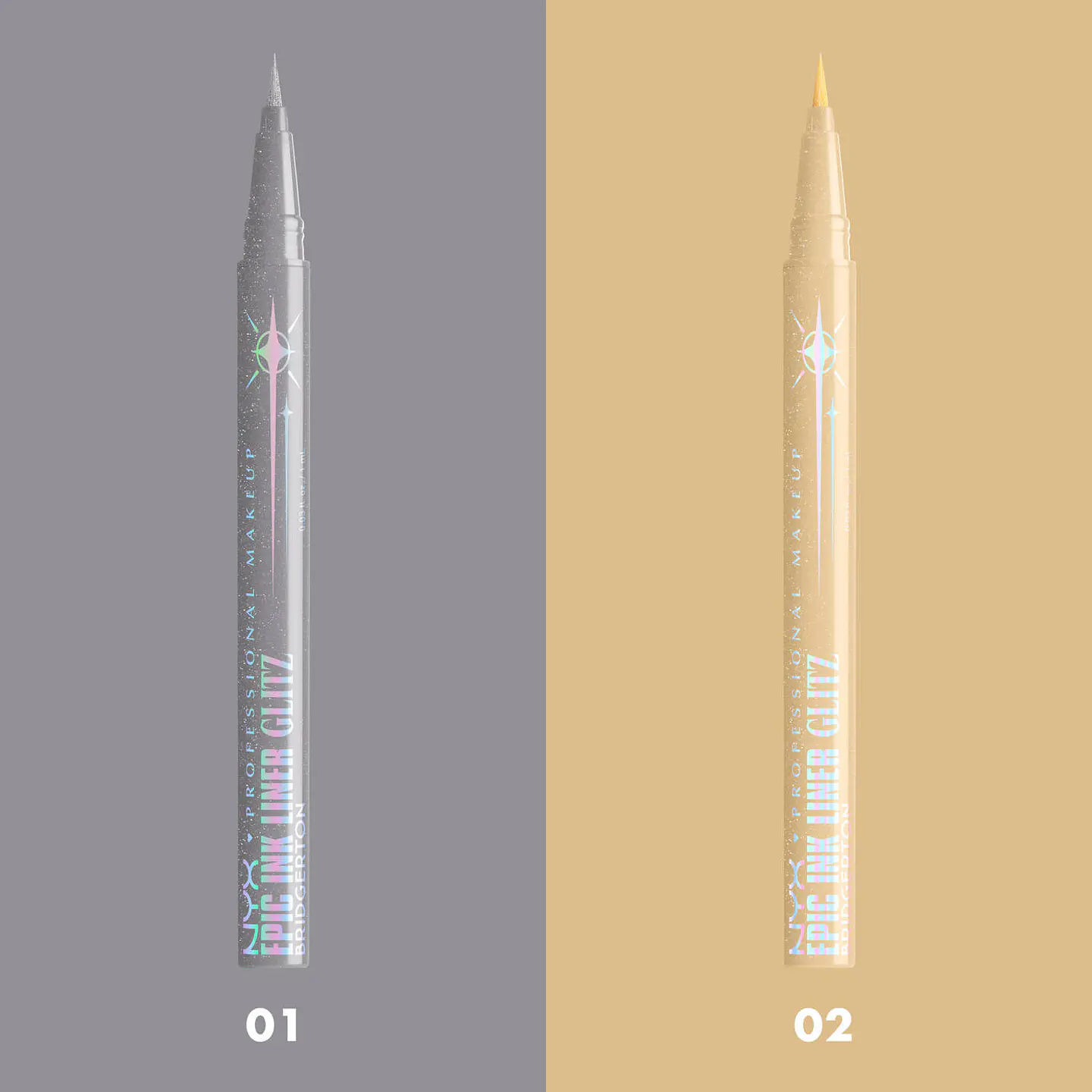 Delineador Epic Ink Liner Glitz Glitzed In Gold - NYX 4