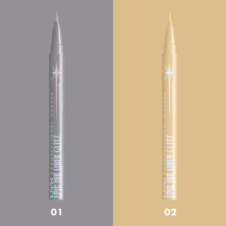 PREVENTA Delineador Epic Ink Liner Glitz Glitzed In Gold - NYX 4