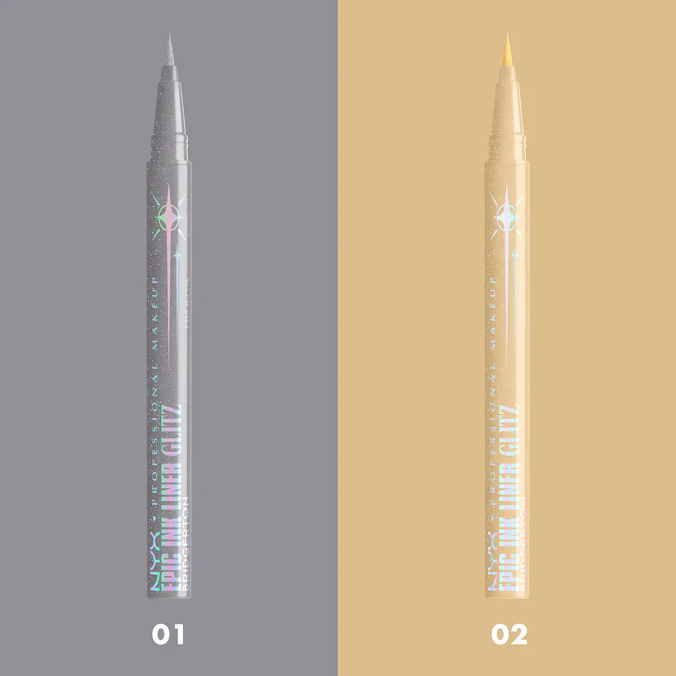 Delineador Epic Ink Liner Glitz Glitzed In Gold - NYX 4