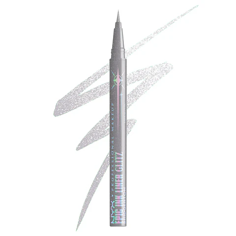 PREVENTA Delineador Epic Ink Liner Glitz Glitzed In Silver - NYX