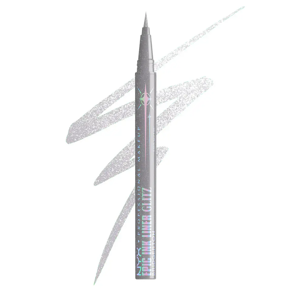 Delineador Epic Ink Liner Glitz Glitzed In Silver - NYX 2
