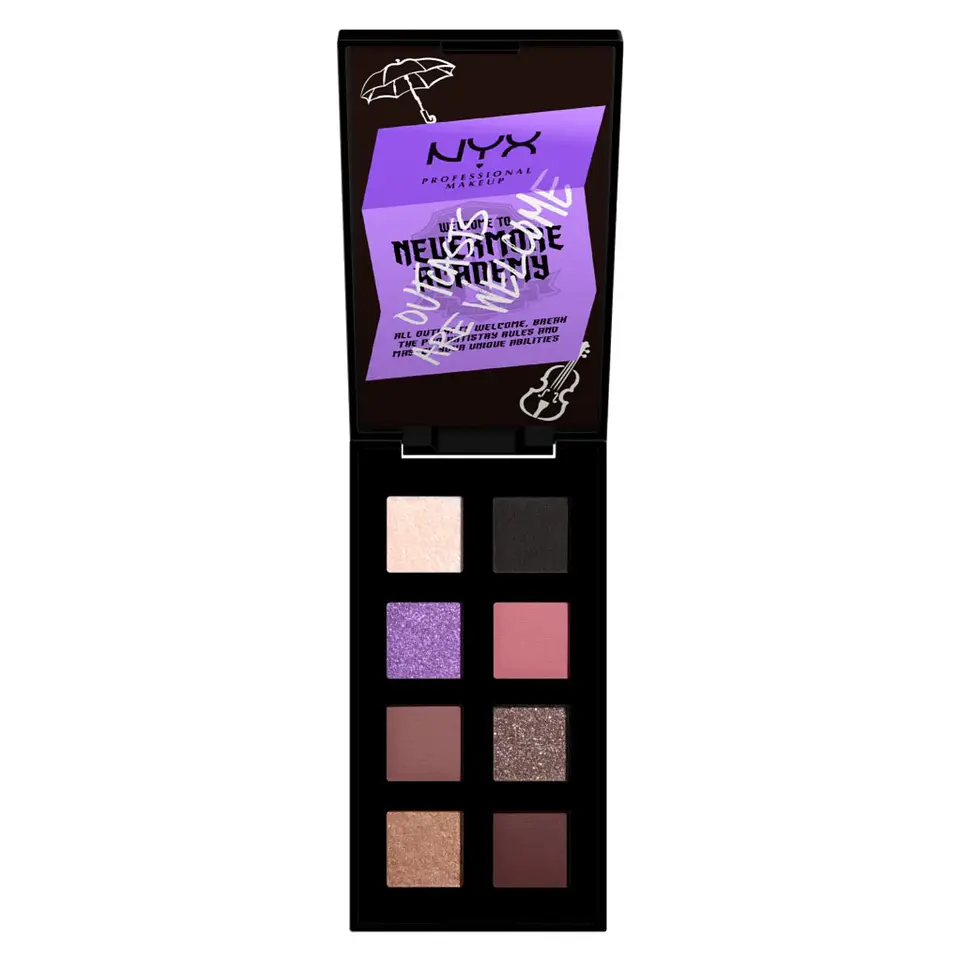 Wednesday The Nevermore Academy Eye Shadow Palette - NYX 2