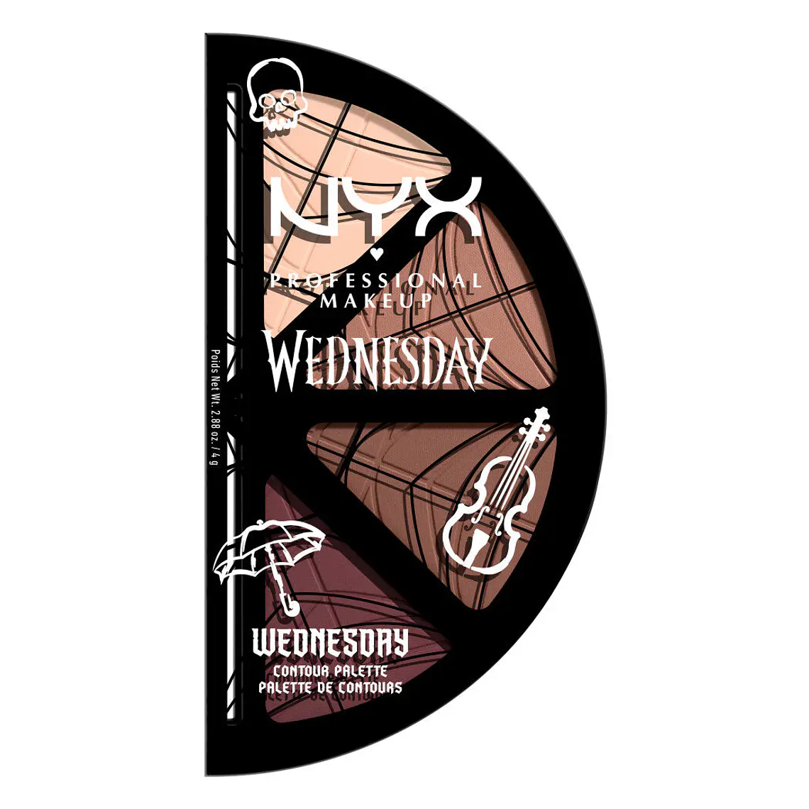 PREVENTA Wednesday Stained Glass Palette Contour - NYX 2