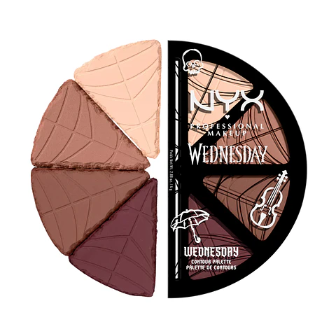 PREVENTA Wednesday Stained Glass Palette Contour - NYX
