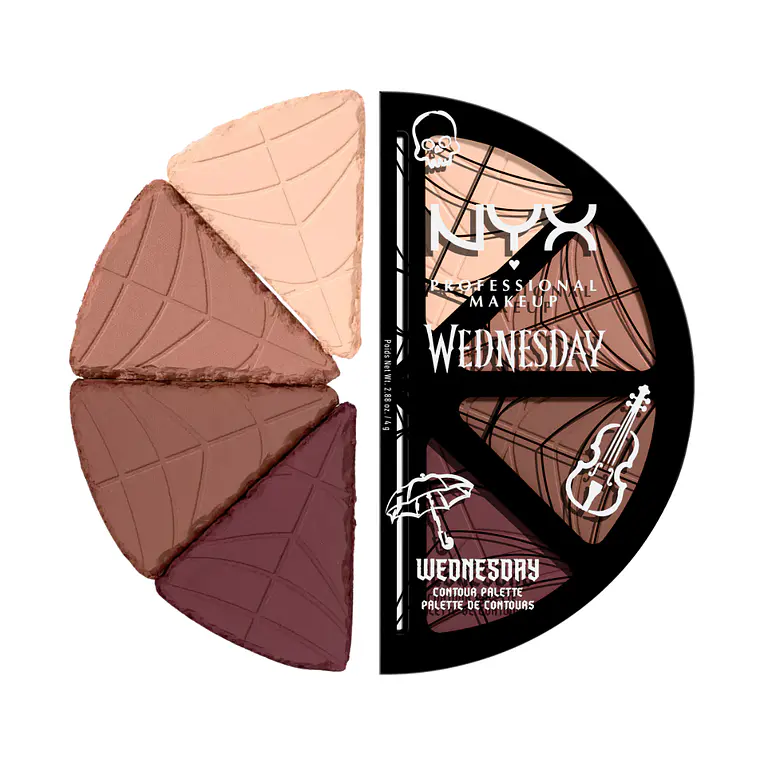 PREVENTA Wednesday Stained Glass Palette Contour - NYX 1