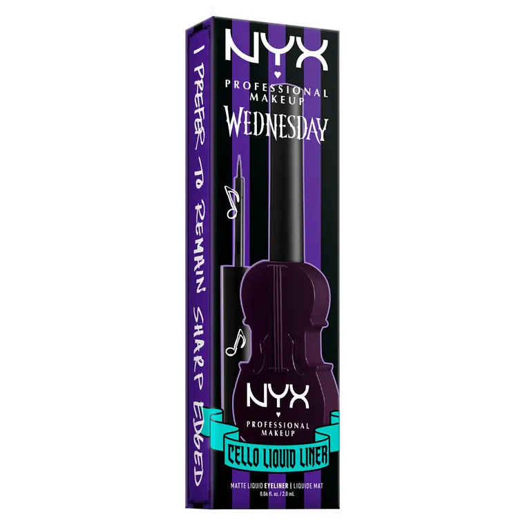PREVENTA Wednesday Cello Vivid Matte Purple Liq Eye Liner - NYX 2