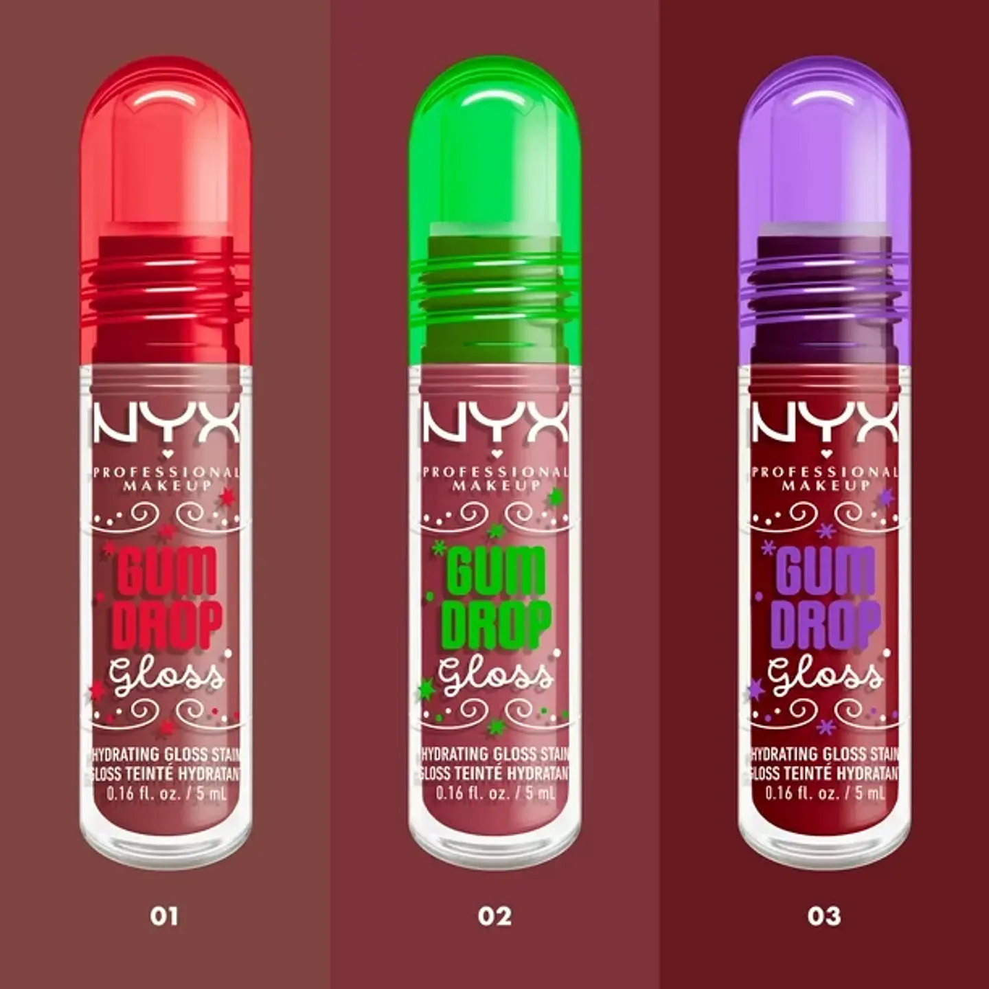 Gumdrop Gloss Bubblegum - NYX 2