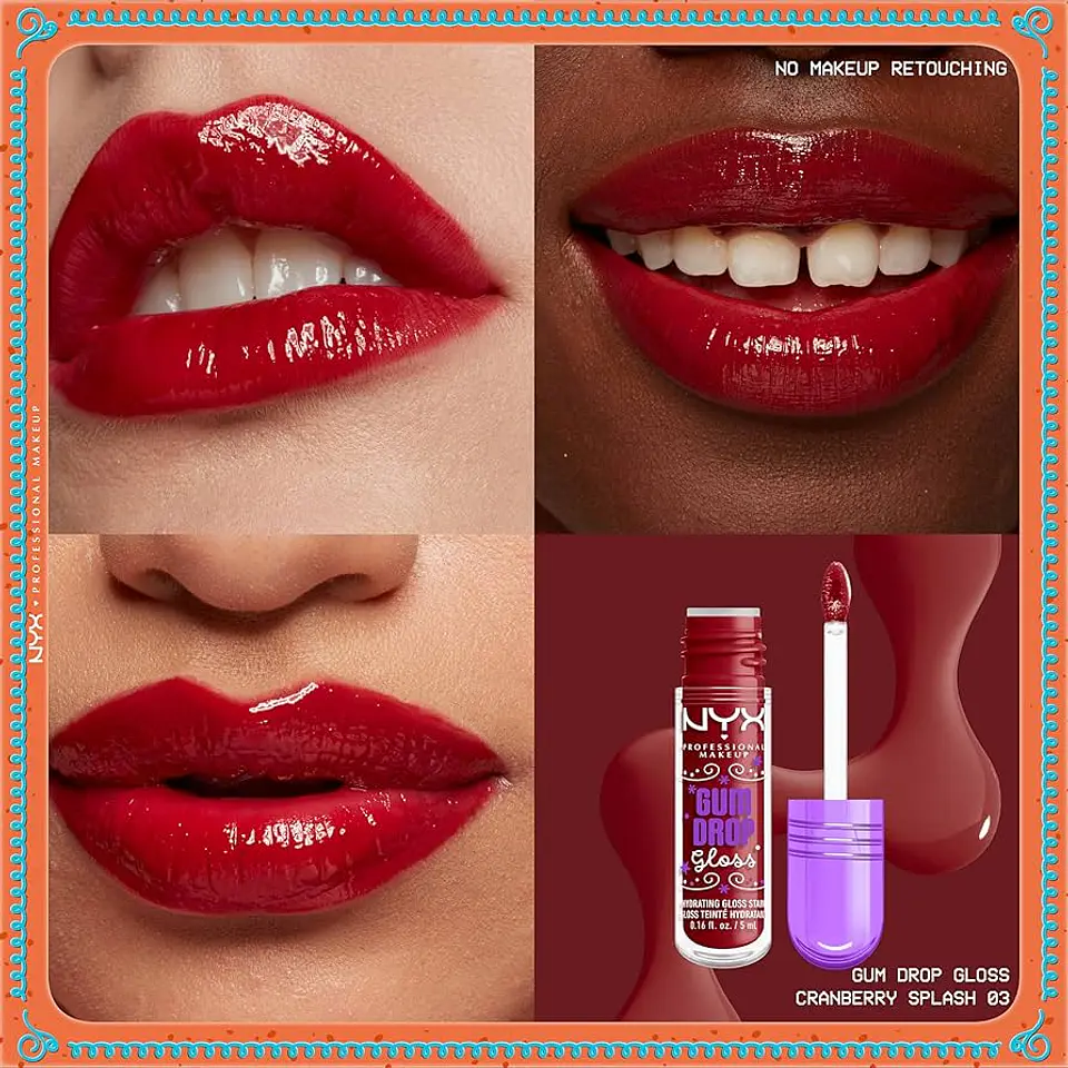 Gumdrop Gloss Cranberry Splash - NYX 6