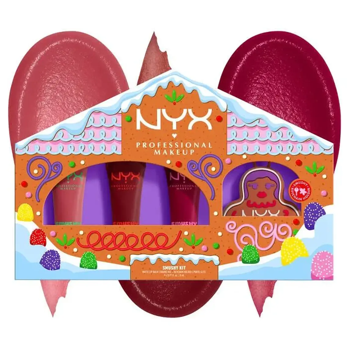PREVENTA Kit Bálsamo Labial Color Holiday Smushy - NYX 1