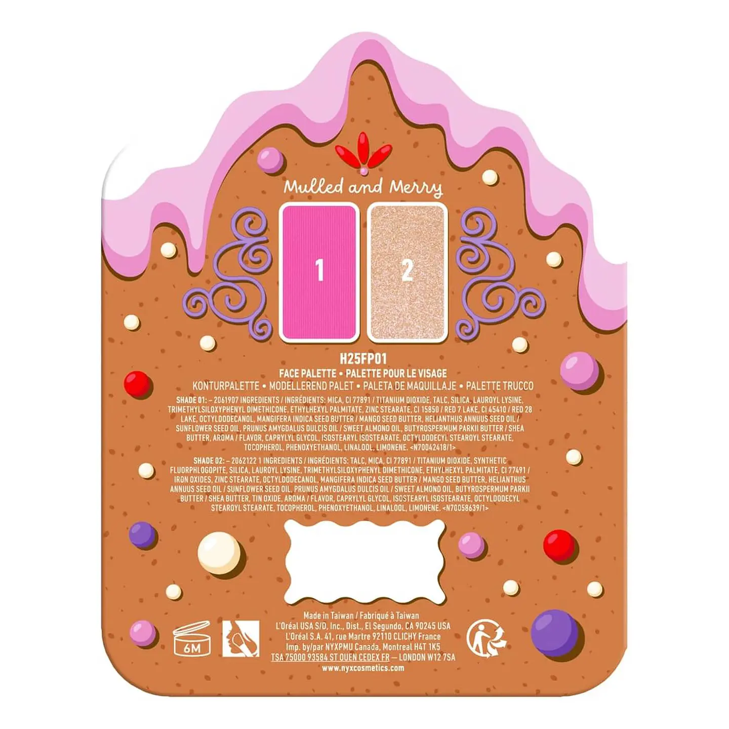 Buttermilt Face Palette Light Medium - NYX 4