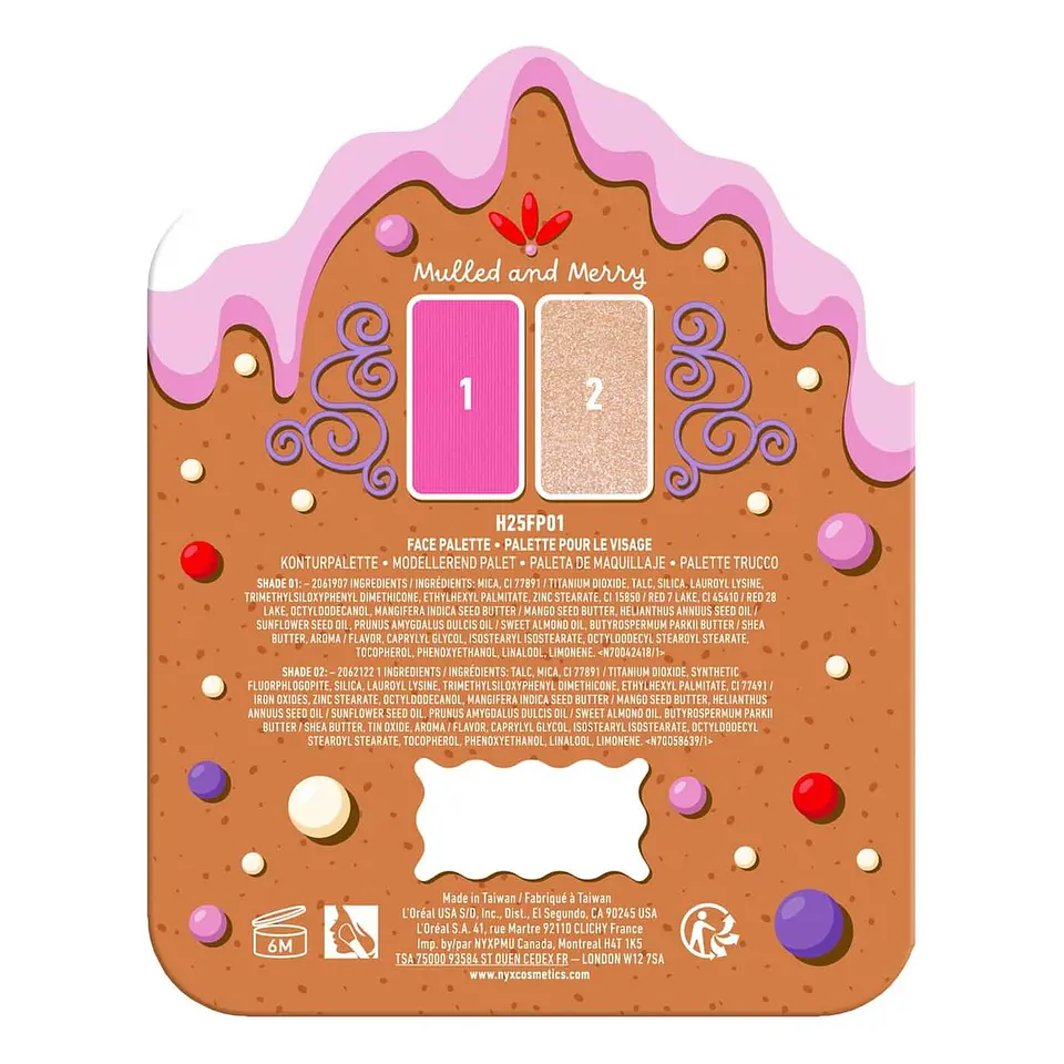 Buttermilt Face Palette Light Medium - NYX 4