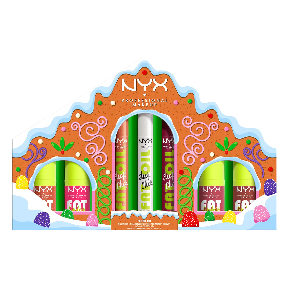 Holiday Fat Gingerbread House Gift Set - NYX 4