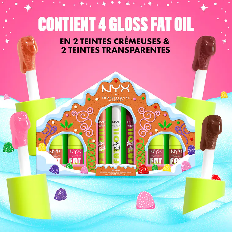 Holiday Fat Gingerbread House Gift Set - NYX 5