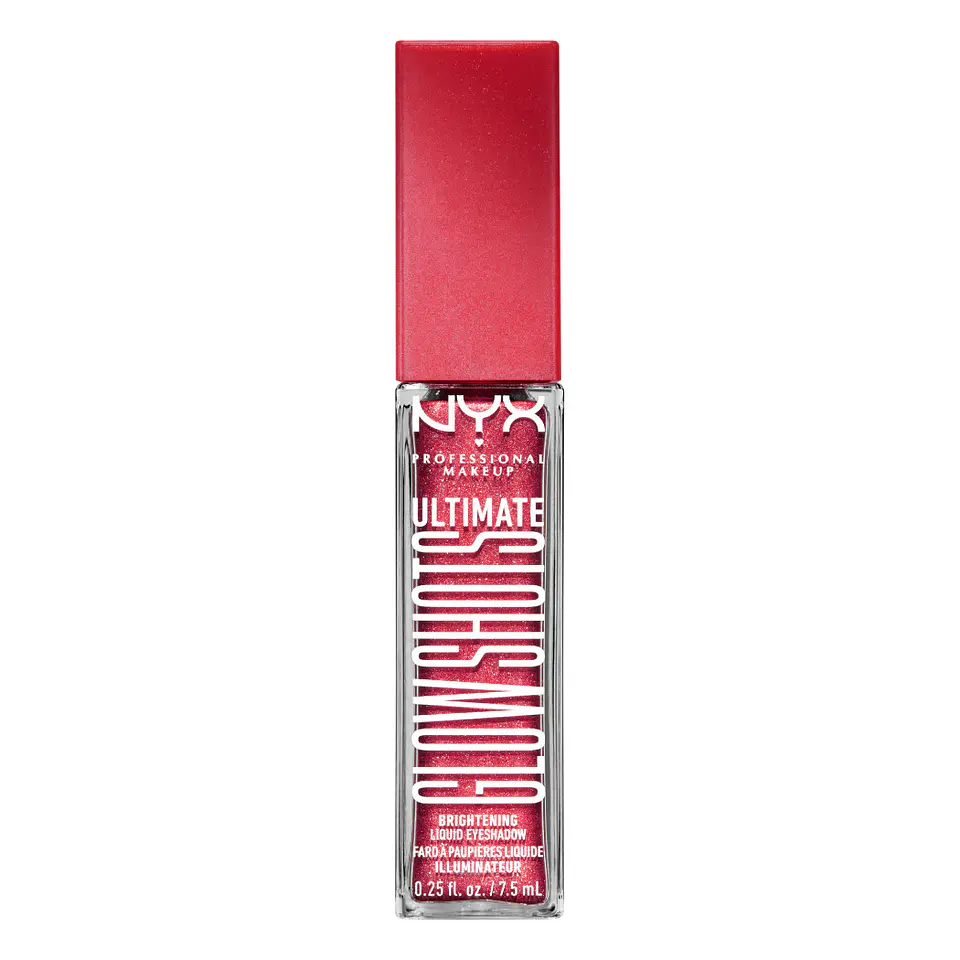 Sombra Liquida Ultimate Glow Shots Rasbery - NYX 2