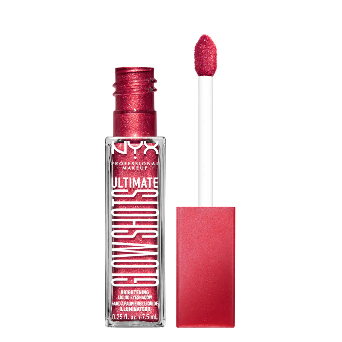 Sombra Liquida Ultimate Glow Shots Rasbery - NYX 1