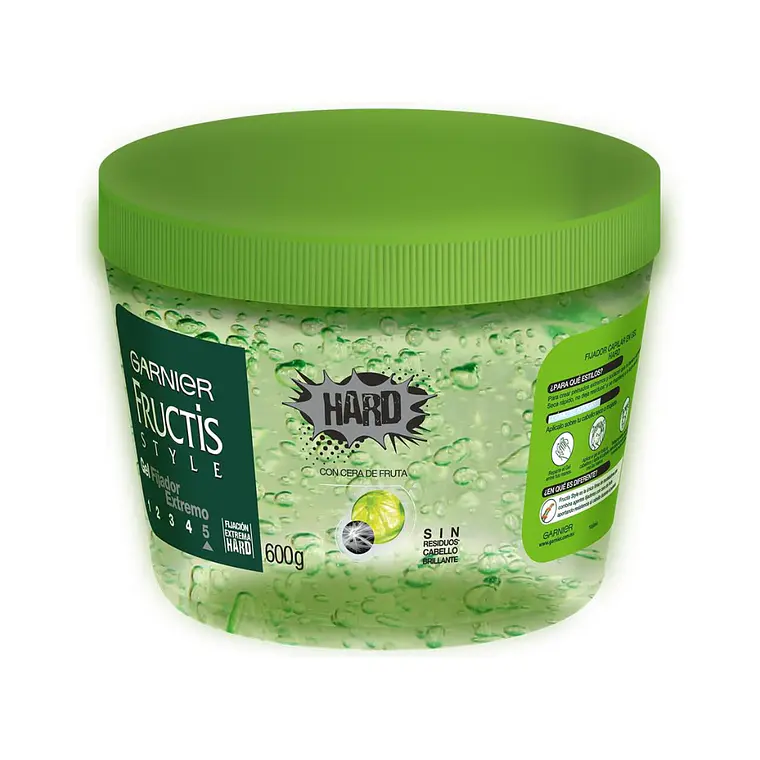 Gel Fijador Fructis Style Hard Tarro 600 Gr - GARNIER 2