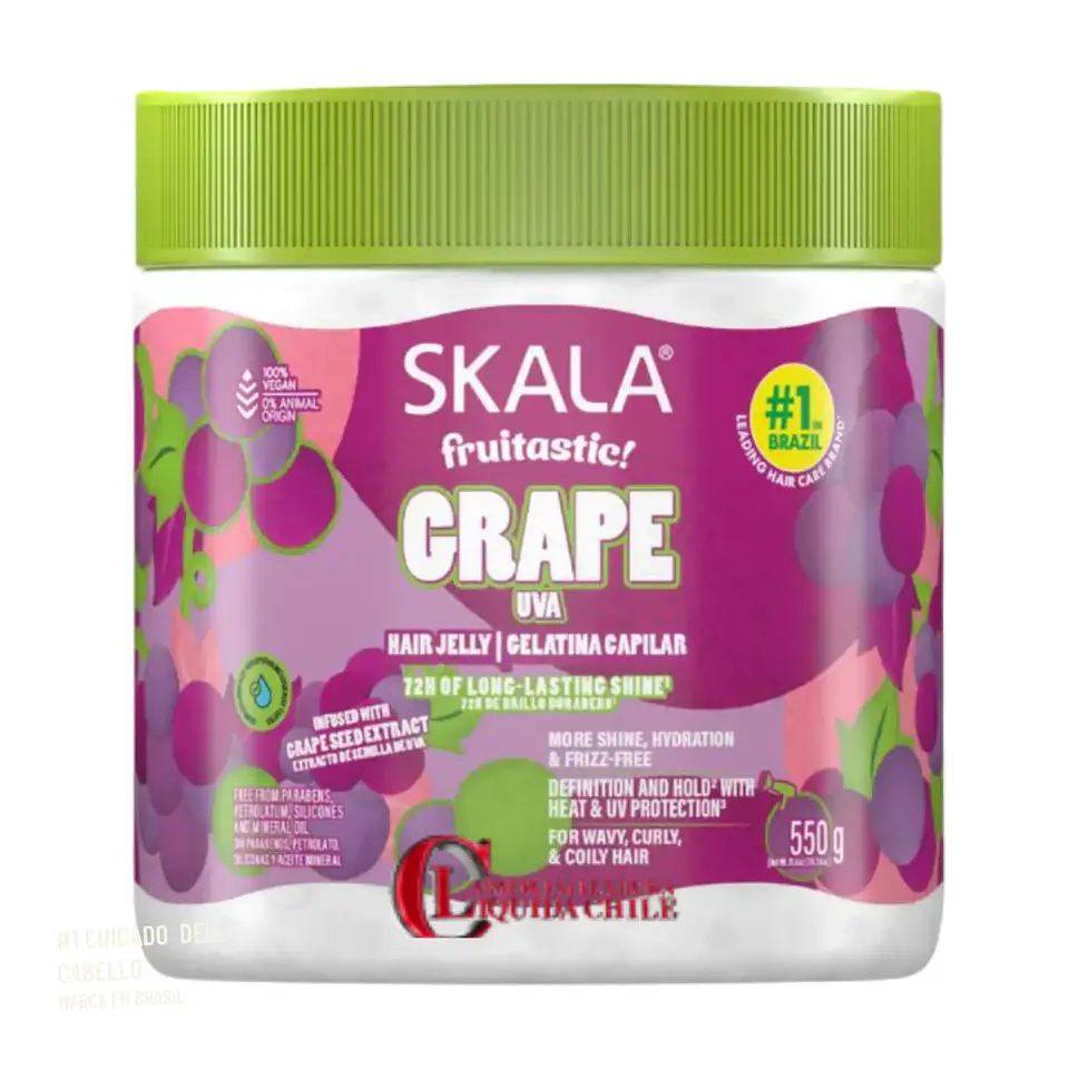 Gelatina Capilar Fruitastic Grape 550g - SKALA 1