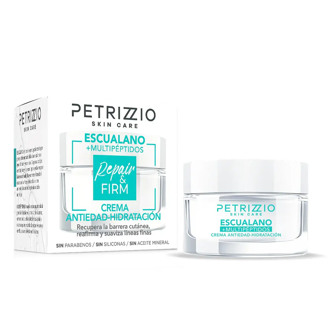 Crema Día Antiedad Hidratación Escualano + Multipéptidos - PETRIZZIO 1