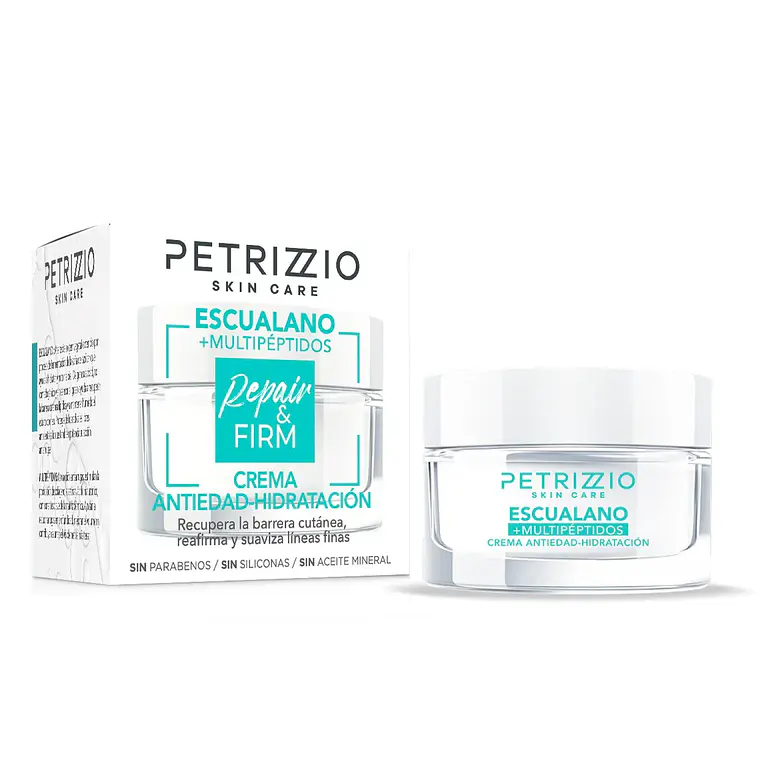 Crema Día Antiedad Hidratación Escualano + Multipéptidos - PETRIZZIO 1