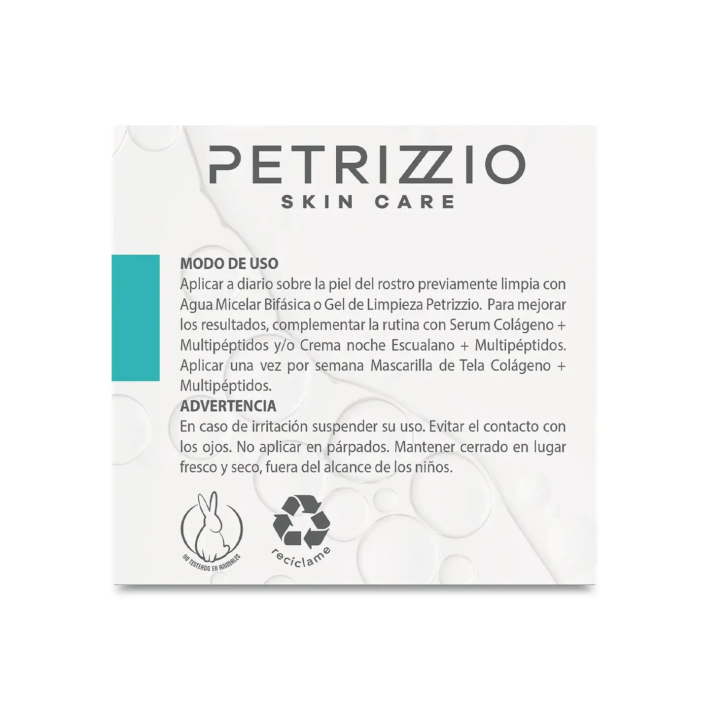 Crema Día Antiedad Hidratación Escualano + Multipéptidos - PETRIZZIO 2