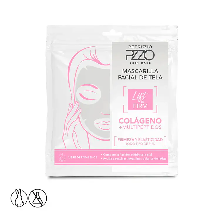 Mascarilla Facial de Tela Lift & Firm Colágeno + Multipéptidos - PETRIZZIO 2