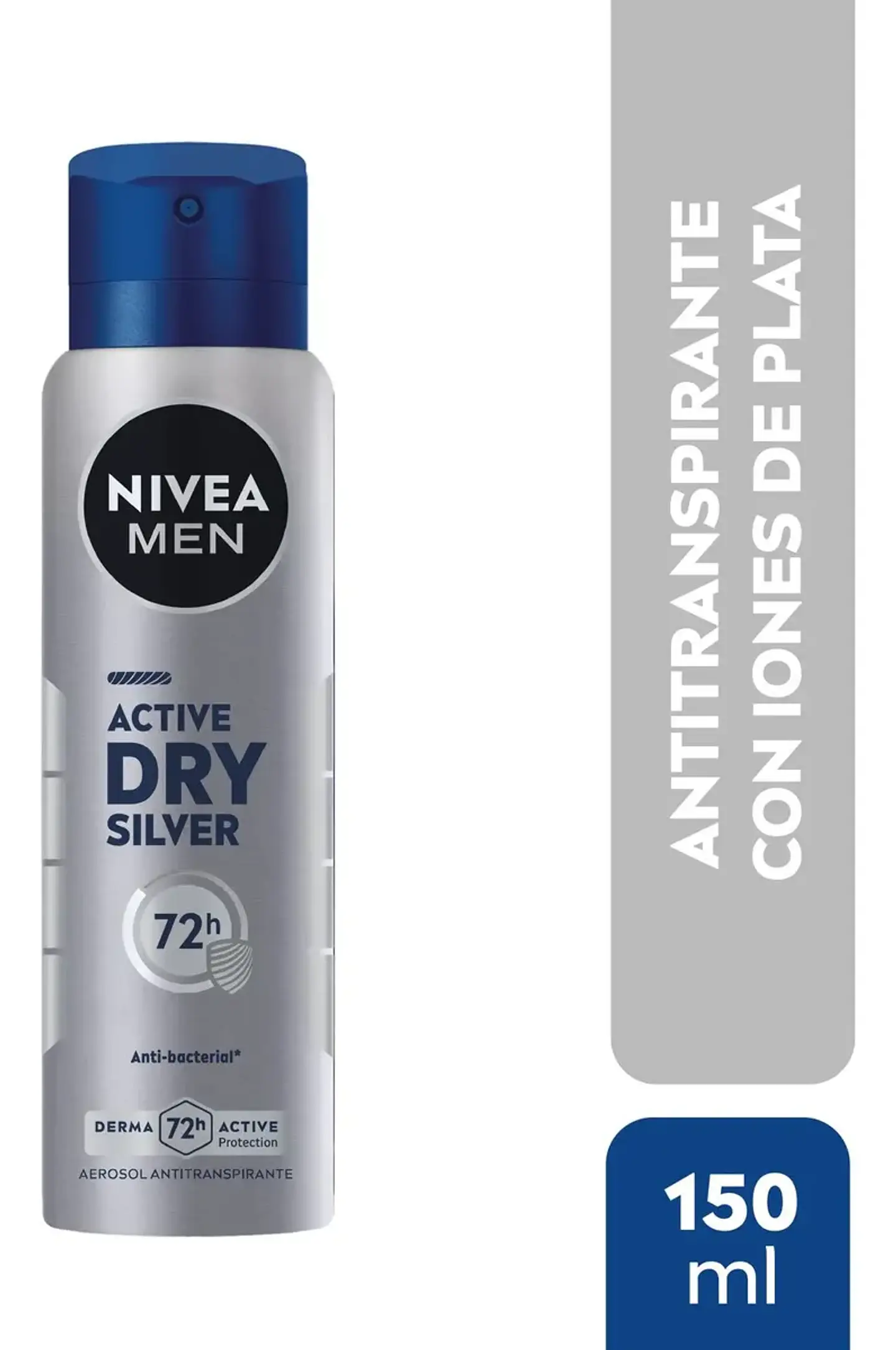 Desodorante Spray Men Silver Protect 150 ML - NIVEA 2