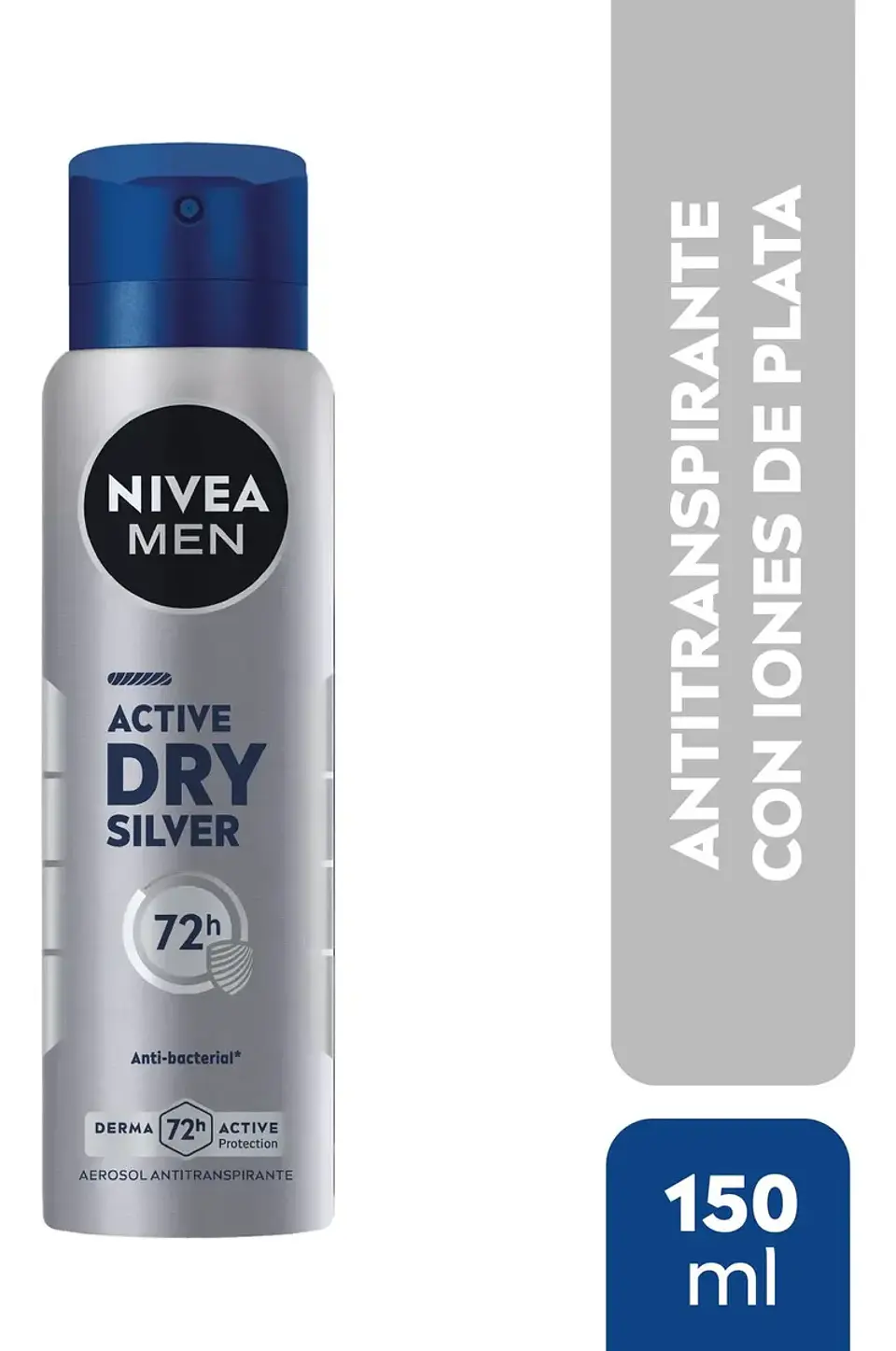 Desodorante Spray Men Silver Protect 150 ML - NIVEA 2