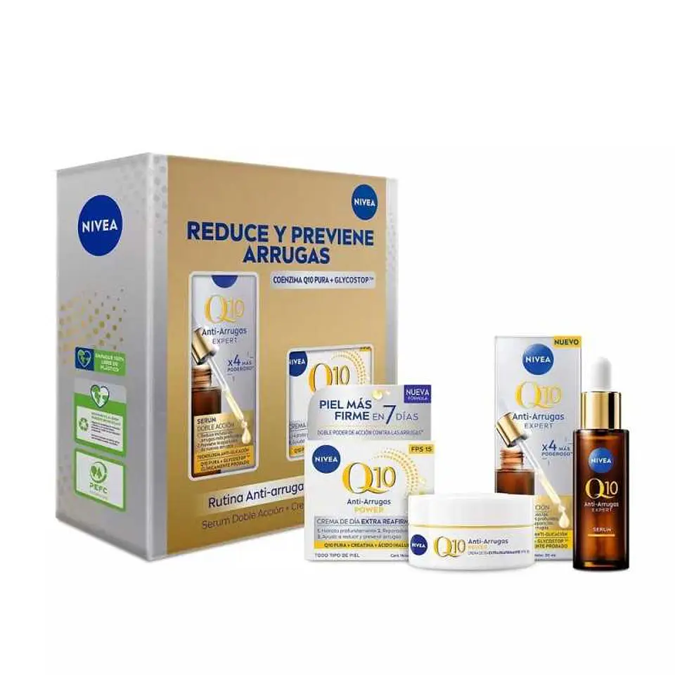 Estuche Rutina Anti-arrugas Avanzada Q10 + Glycostop - NIVEA 1