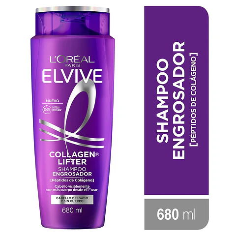 Shampoo Colageno Lifter  Elvive 680 ML - LOREAL