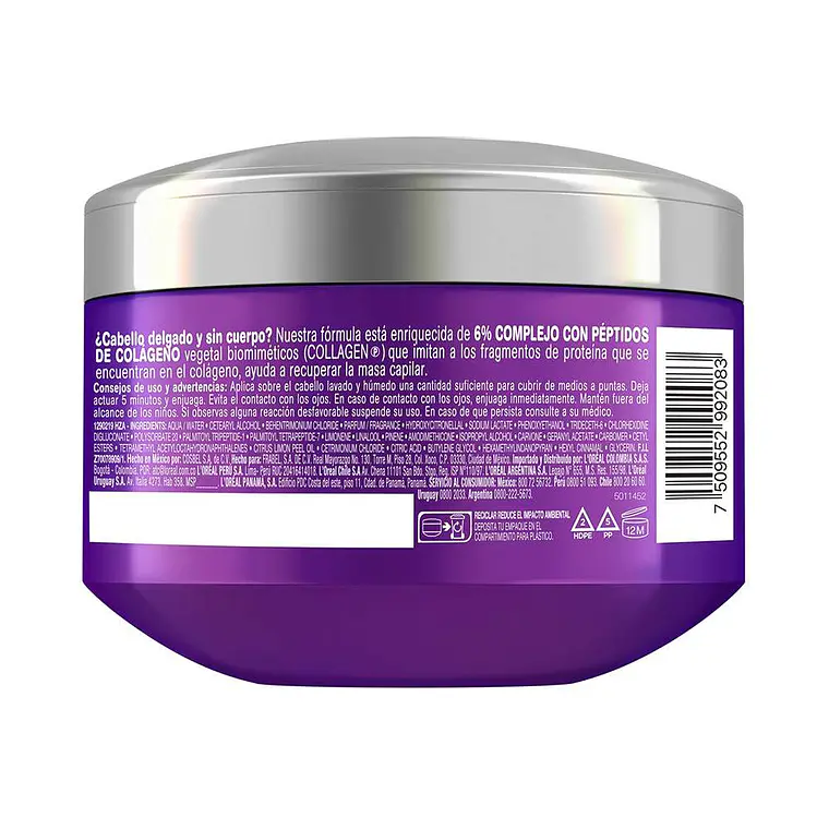 Mascarilla Colageno Lifter 300ml - LOREAL 3