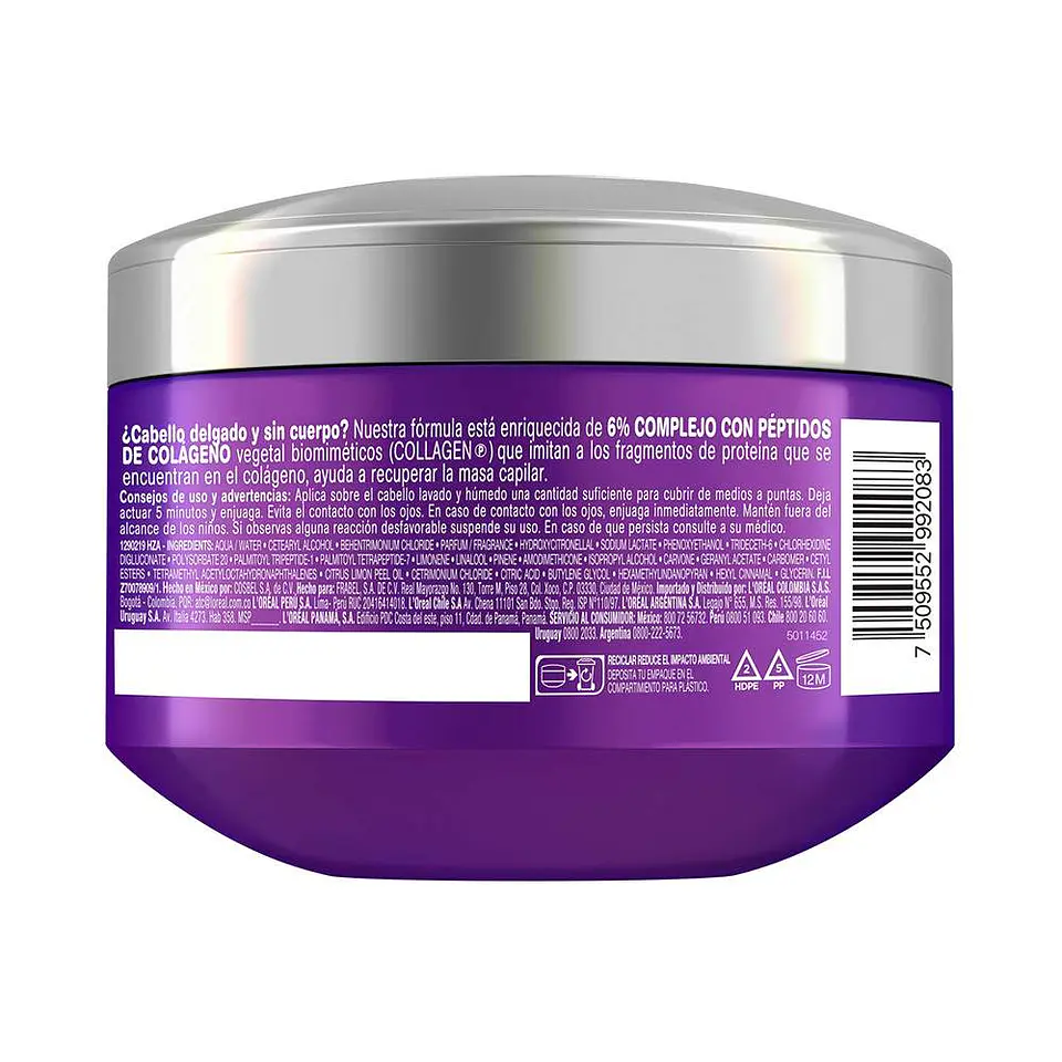Mascarilla Colageno Lifter 300ml - LOREAL 3