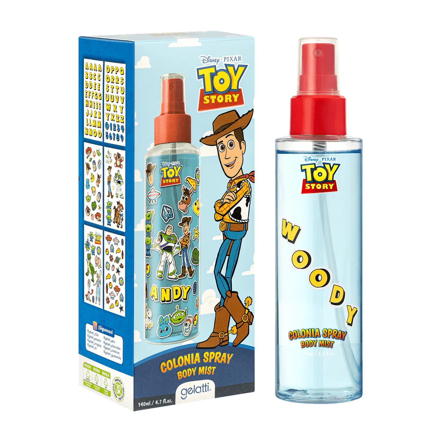 Colonia Spray Body Mist Woody 140ml - GELATTI 1
