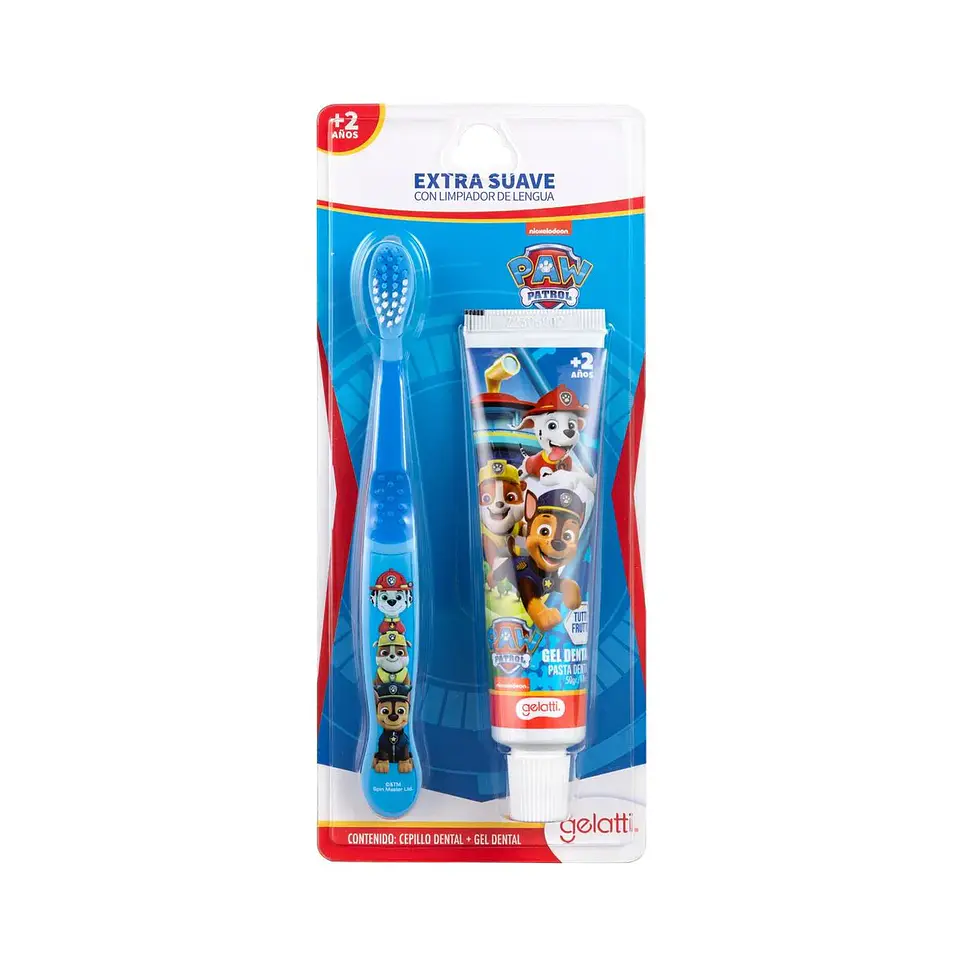 Pasta de Dientes 50 + Cepillo Blister (C2) Paw Patrol 1