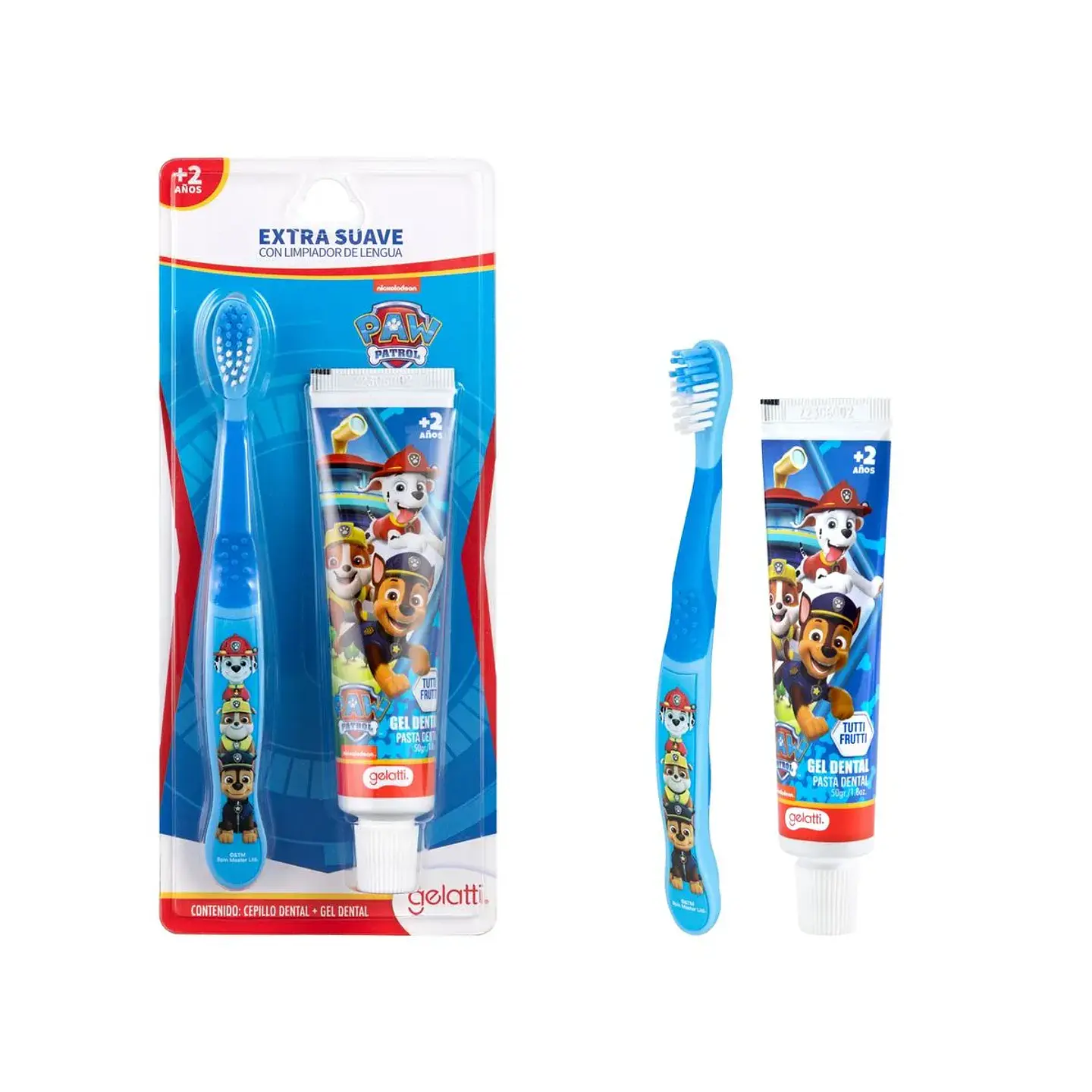 Pasta de Dientes 50 + Cepillo Blister (C2) Paw Patrol 2