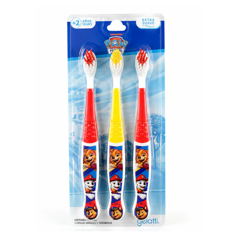 Set De Cepillos Dental Extra Suave Paw Patrol (3u) - GELATTI 1