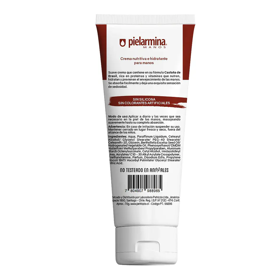 Crema de Manos Castaña de Brasil 70g - PIELARMINA 2