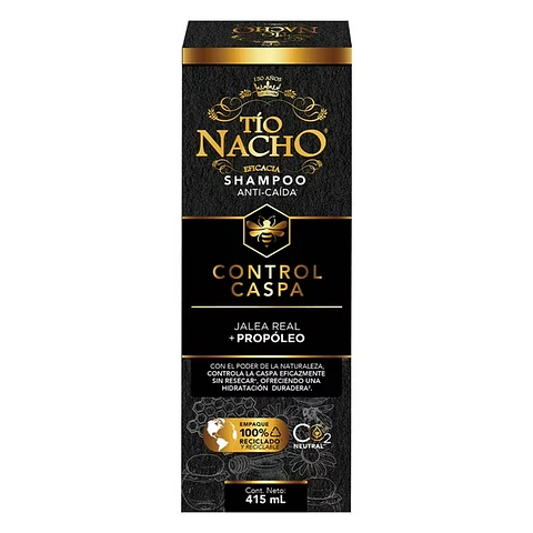 Shampoo Control Caspa Jalea Real + Propoleo 415Ml - TIO NACHO