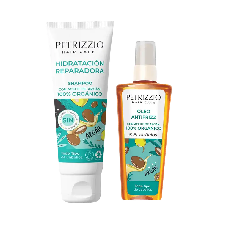 Set Shampoo Argán + Óleo Argán - PETRIZZIO 3