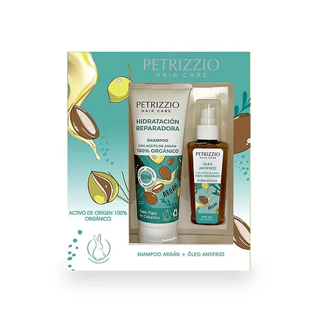 Set Shampoo Argán + Óleo Argán - PETRIZZIO
