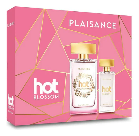 Set Perfume Hot Blossom Eau de Parfum 100ml + Miniatura - PLAISANCE