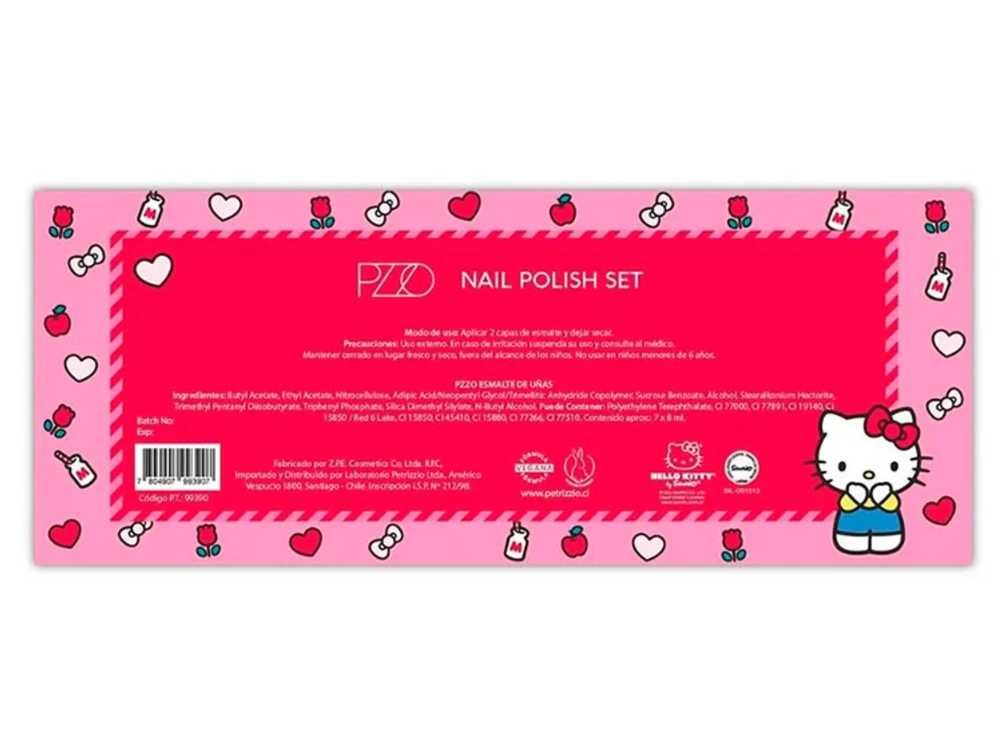 Set 7 Esmaltes Hello Kitty - PETRIZZIO 3
