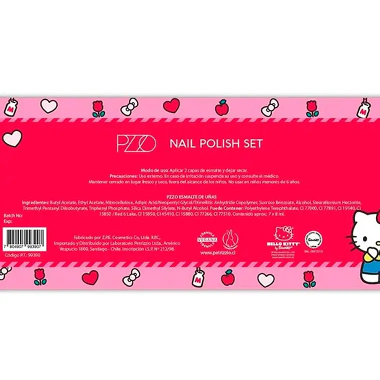 Set 7 Esmaltes Hello Kitty - PETRIZZIO 3