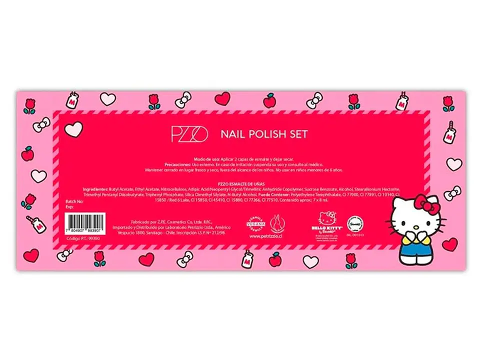 Set 7 Esmaltes Hello Kitty - PETRIZZIO 3