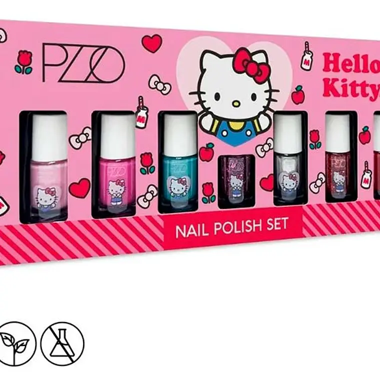 Set 7 Esmaltes Hello Kitty - PETRIZZIO 1
