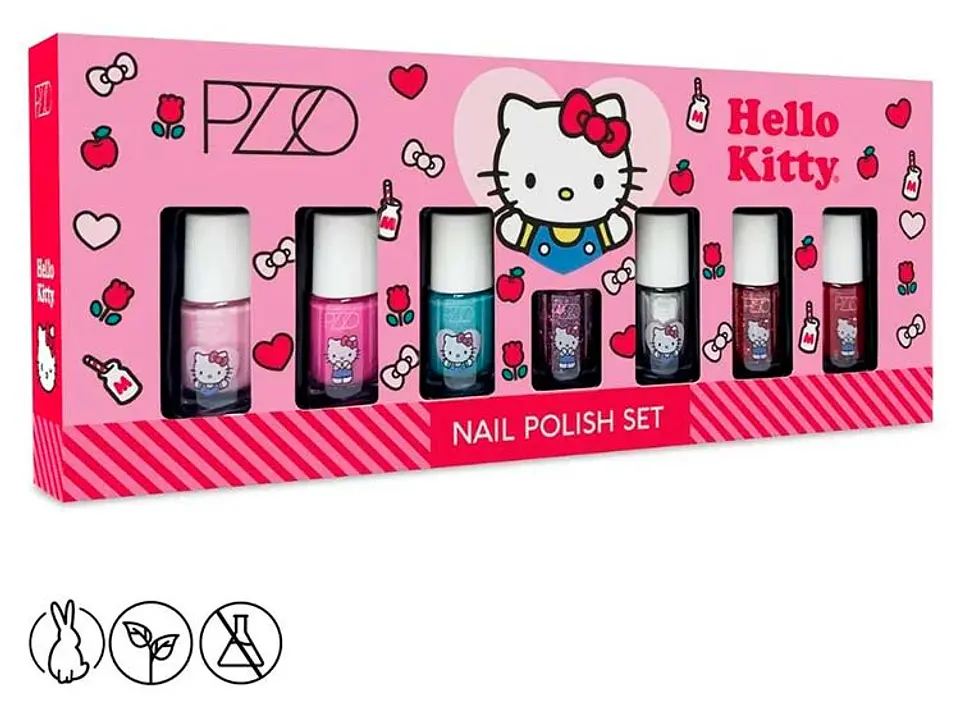 Set 7 Esmaltes Hello Kitty - PETRIZZIO 1