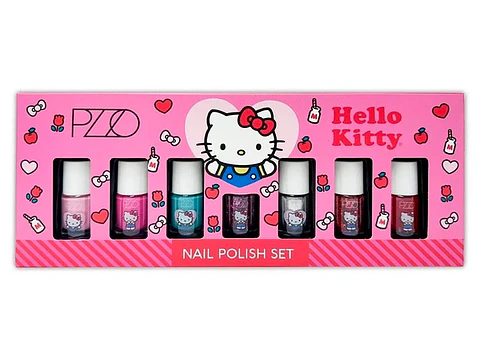 Set 7 Esmaltes Hello Kitty - PETRIZZIO