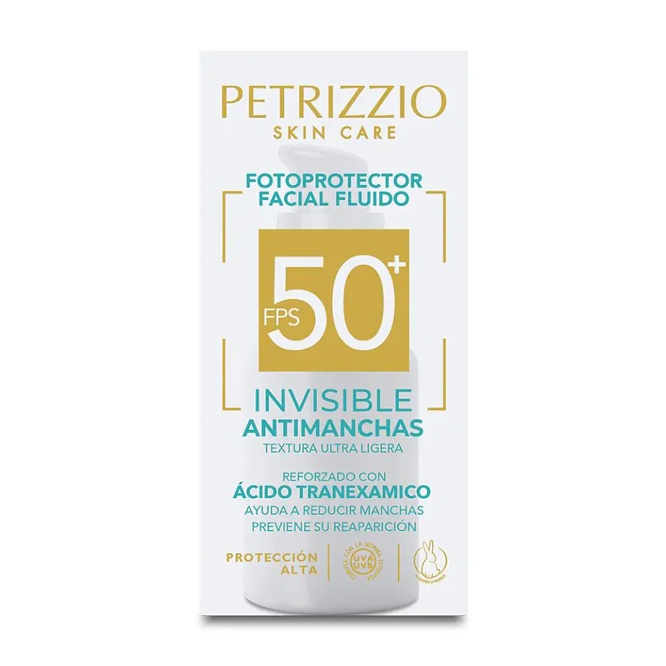 Protector Solar Rostro Invisible Anti Manchas 40ml - PETRIZZIO 3